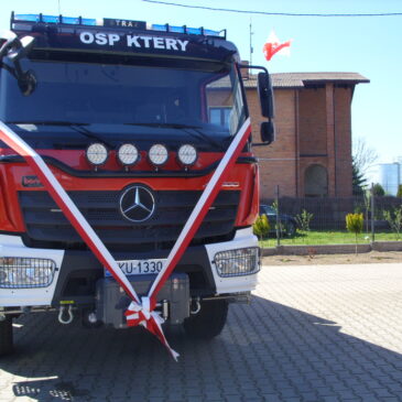 Nowy samochód strażacki dla OSP Ktery